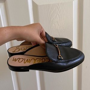 Sam edelman leather slip on mules